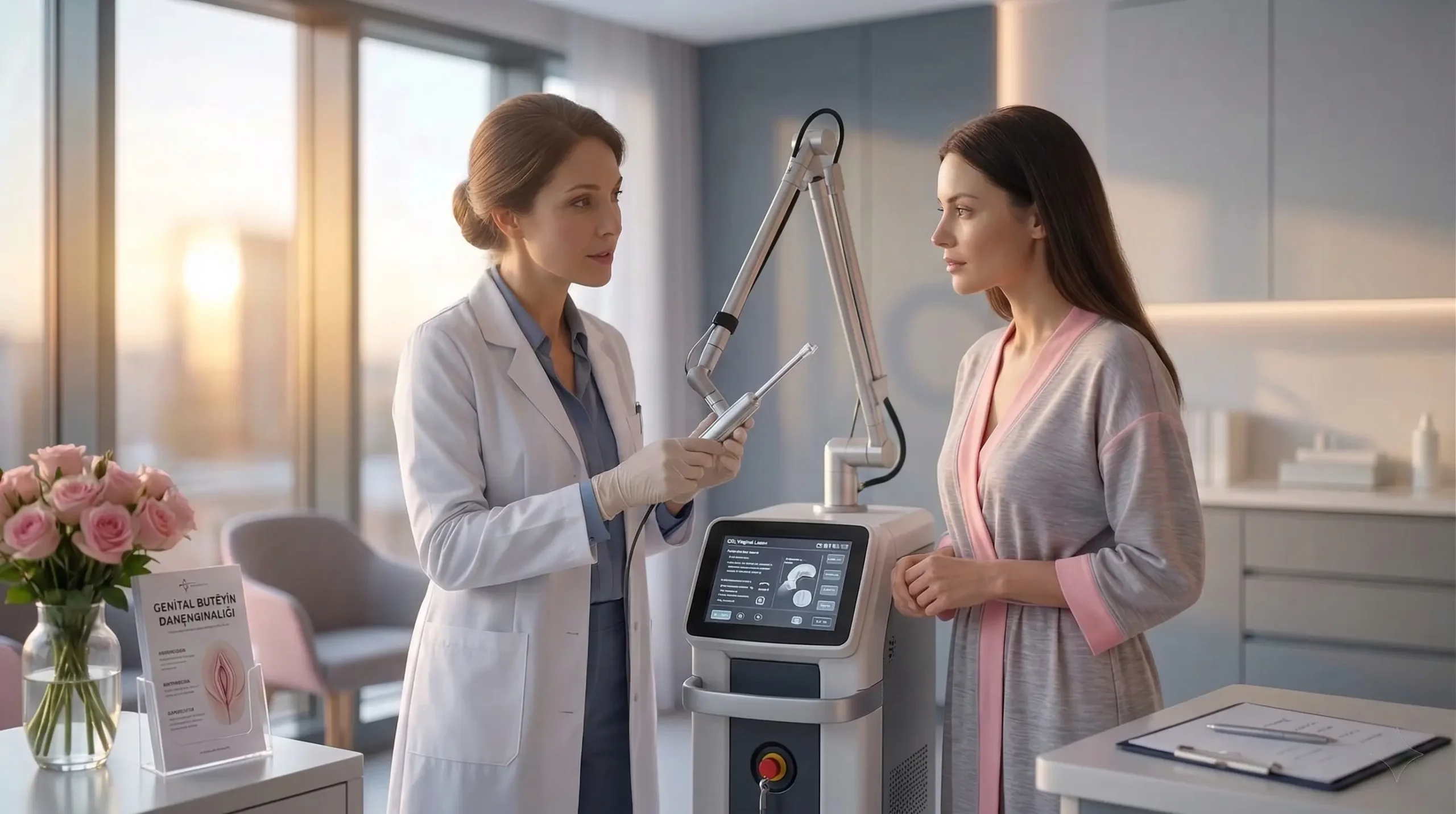 vajinal lazer nedir, CO2 lazer ile vajinal daraltma, ameliyatsız vajina daraltma fiyatları, lazerle idrar kaçırma tedavisi, menopozda vajinal kuruluk lazer tedavisi, vajinal gençleştirme yaptıranların yorumları, CO2 lazer genital beyazlatma, fraksiyonel lazer jinekoloji, vajinal lazer kaç seans, lazerle vajina daraltma kalıcı mı, genital bölge lazer yenileme, ağrılı cinsel ilişki lazer tedavisi, vajinal lazer sonrası cinsel ilişki, CO2 lazer ile siğil tedavisi, lazerle idrar torbası sarkması, vajinal atrofi lazer çözümü, post-partum vajinal lazer, lazerle genital estetik fiyatları 2026, fraksiyonel CO2 lazer vajinal sıkılaştırma